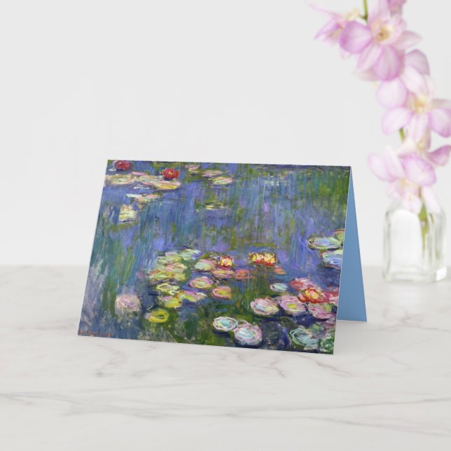 Water Lilies 10 Card (Orchid)