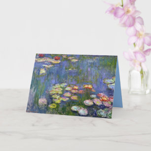 Water Lilies 10 Card