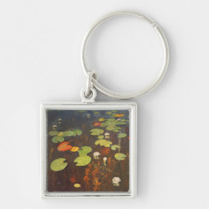 Water Lilies 1895 Key Ring