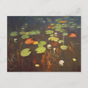 Water Lilies 1895 Postcard