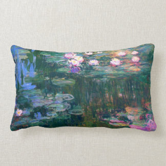Water Lilies 1917 Claude Monet Fine Art Lumbar Cushion