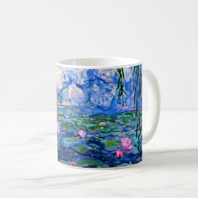 Water Lilies, 1919, by Claude Monet, Coffee Mug (Front Right)