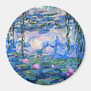 Water Lilies, 1919, by Claude Monet, Magnet