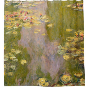 Water Lilies 1919 Claude Monet Shower Curtain