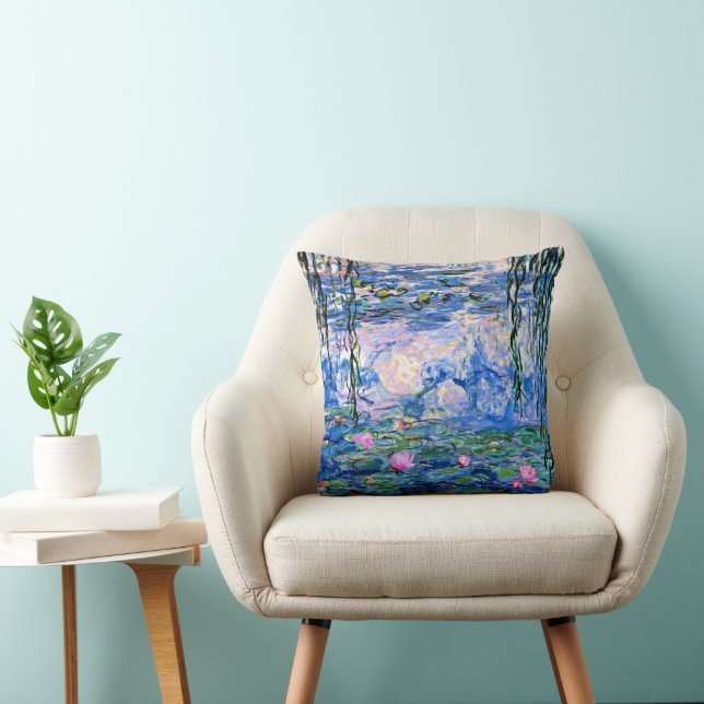 Water Lilies, 1919, Monet painting Cushion (Chair)