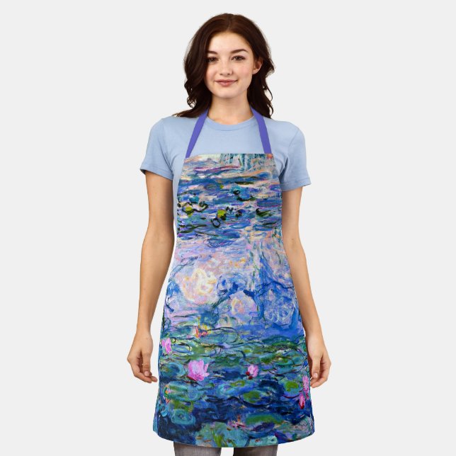 Water Lilies, 1919, painting by Monet Apron (Worn)