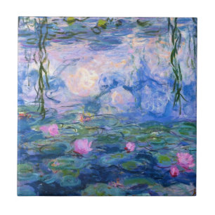 Water Lilies 1 Ceramic Tile