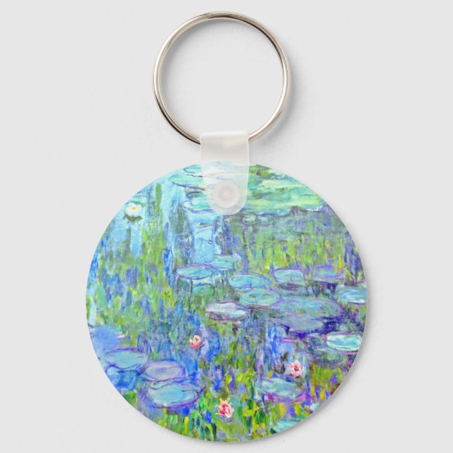 water-lilies-38 key ring (Front)