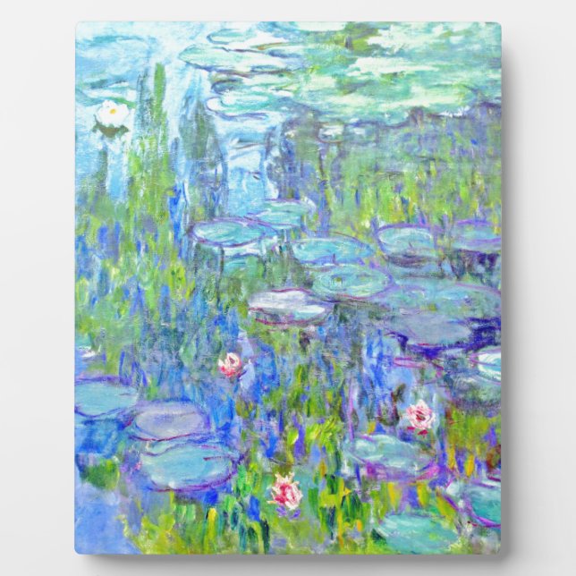water-lilies-38 plaque (Front)