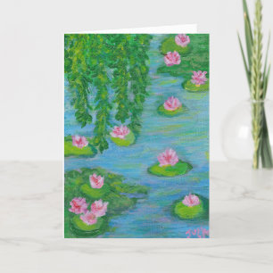 Water lilies # 4 card