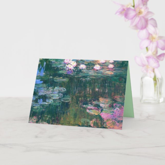Water Lilies 5 Card (Orchid)