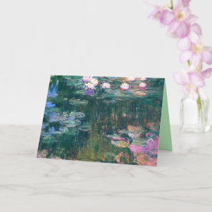 Water Lilies 5 Card