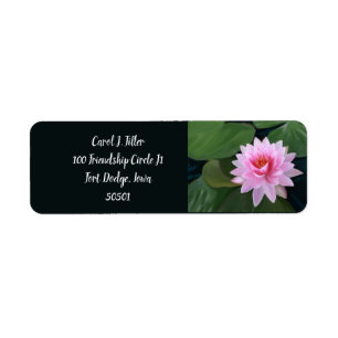 Water Lilies Address Labels