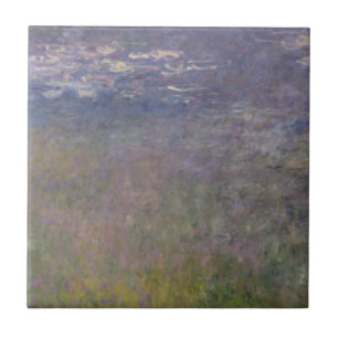 Water Lilies Agapanthus Ceramic Tile