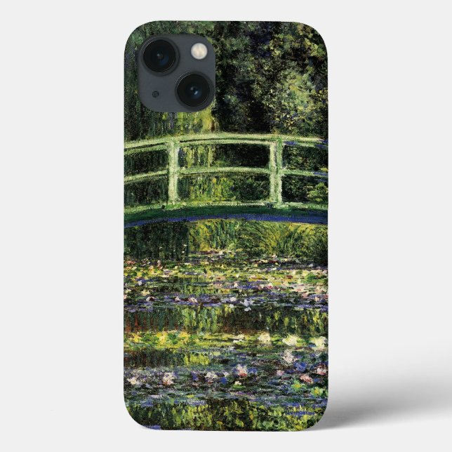 Water Lilies and Japanese Bridge Case-Mate iPhone Case (Back)