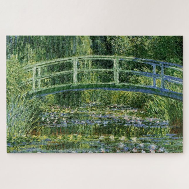 Water Lilies and Japanese Bridge: Claude Monet  Jigsaw Puzzle (Horizontal)