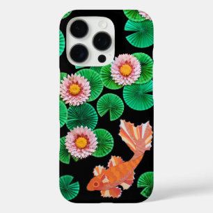 Water Lilies and Koi Fish Phone Case