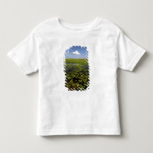 Water lilies and sawgrass in Florida everglades Toddler T-Shirt