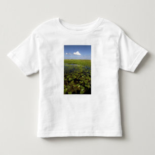 Water lilies and sawgrass in Florida everglades Toddler T-Shirt