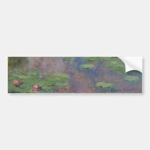 WATER LILIES BUMPER STICKER