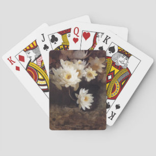 Water Lilies (by Abbott Henderson Thayer) Playing Cards