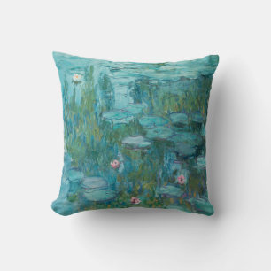 Water Lilies (by Claude Monet, 1915) Cushion