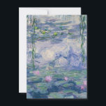 Water Lilies by Claude Monet, 1916 - 1919 Card<br><div class="desc">Monet - a celebration of the Masters of Art</div>