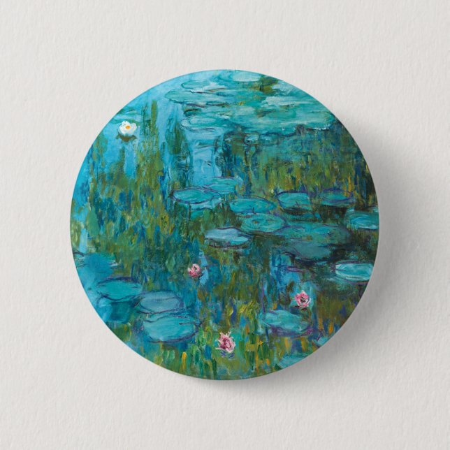 Water Lilies by Claude Monet 6 Cm Round Badge (Front)