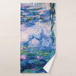 Water Lilies by Claude Monet Bath Towel<br><div class="desc">Please visit my store for more interesting design and more colour choice. => zazzle.com/iwheels*</div>