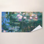 Water Lilies by Claude Monet Bath Towel<br><div class="desc">Please visit my store for more interesting design and more color choice. => zazzle.com/iwheels*</div>