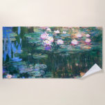 Water Lilies by Claude Monet Beach Towel<br><div class="desc">Please visit my store for more interesting design and more color choice => zazzle.com/iwheels*</div>