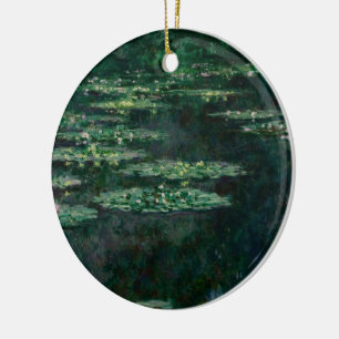 Water Lilies (by Claude Monet) Ceramic Ornament