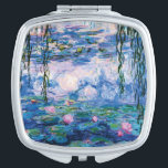 Water Lilies by Claude Monet Compact Mirror<br><div class="desc">Water Lilies by Claude Monet.
 Please visit my store for more interesting design and more colour choice => zazzle.com/iwheels</div>