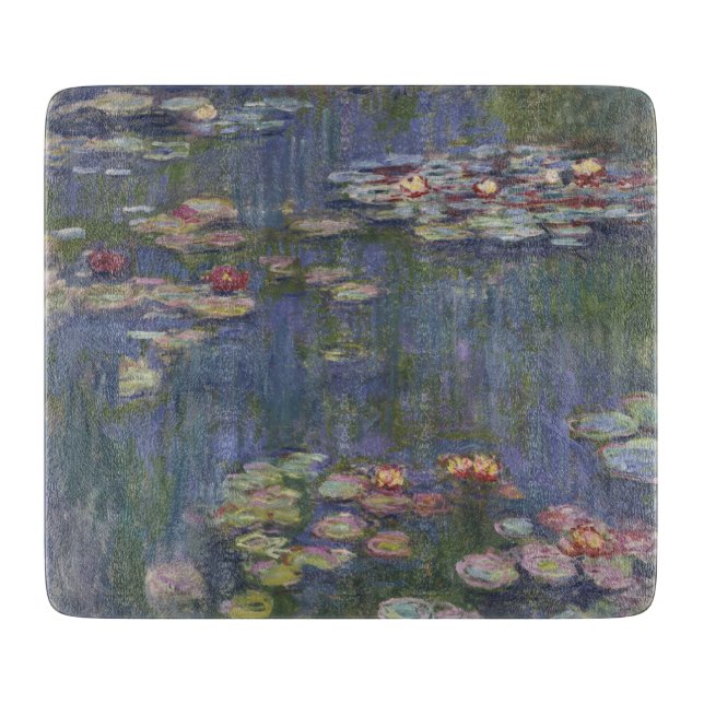 Water Lilies by Claude Monet Cutting Board (Front)