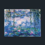 Water Lilies by Claude Monet Doormat<br><div class="desc">Please visit my store for more interesting design and more colour choice =>  zazzle.com/iwheels*</div>