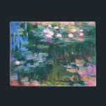 Water Lilies by Claude Monet Doormat<br><div class="desc">Please visit my store for more interesting design and more color choice =>  zazzle.com/iwheels*</div>