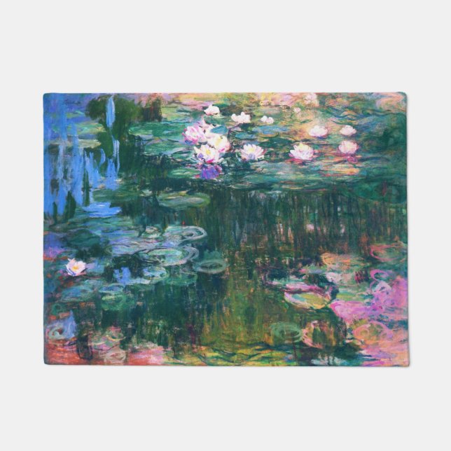 Water Lilies by Claude Monet Doormat (Front)