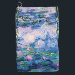 Water Lilies by Claude Monet  Golf Towel<br><div class="desc">Water Lilies by Claude Monet. 
Please visit my store for more interesting design and more colour choice => zazzle.com/iwheels*</div>