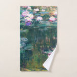 Water Lilies by Claude Monet Hand Towel<br><div class="desc">Please visit my store for more interesting design and more color choice. => zazzle.com/iwheels*</div>