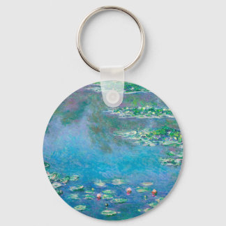 Water Lilies by Claude Monet Key Ring
