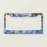 Water Lilies by Claude Monet   Licence Plate Frame<br><div class="desc">Water Lilies by Claude Monet. 
Please visit my store for more interesting design and more colour choice => zazzle.com/iwheels*</div>