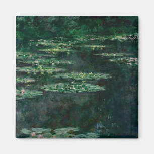 Water Lilies (by Claude Monet) Magnet