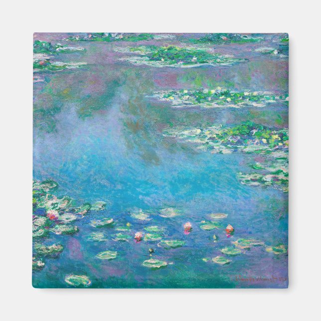 Water Lilies by Claude Monet Magnet (Front)