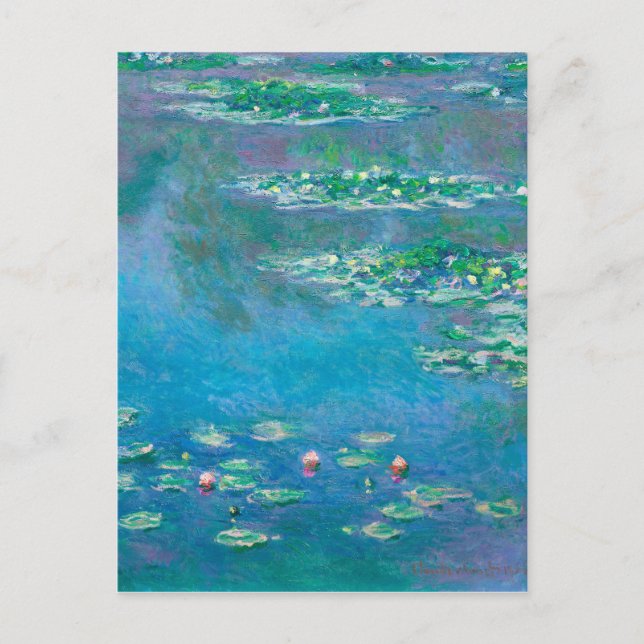 Water Lilies by Claude Monet Postcard (Front)