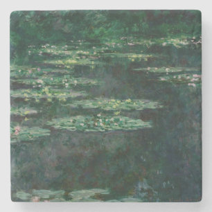 Water Lilies (by Claude Monet) Stone Coaster