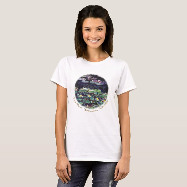 Water Lilies by Claude Monet T-Shirt (Front Full)