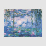 Water Lilies by Claude Monet  Tissue Paper<br><div class="desc">Water Lilies by Claude Monet.
Please visit my store for more interesting design and more colour choice. => zazzle.com/iwheels*</div>