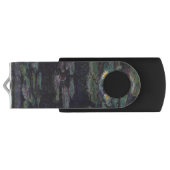 Water Lilies by Claude Monet USB Flash Drive (Back)