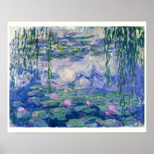Water Lilies by Monet 16"x20" Poster