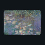 Water Lilies by Monet Bath Mat<br><div class="desc">This oil painting is “Water Lilies” done in 1920 by French impressionist artist Oscar Claude Monet (1840-1926). It is our Fine Art Series no. 96..</div>